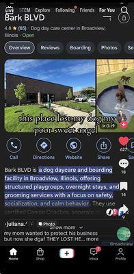 They lost someone's poor dog