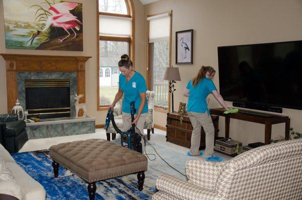 The girls in my living room