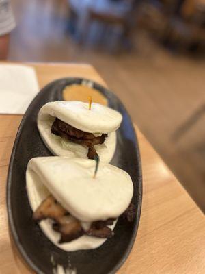 Pork bun appetizers is a good choice,