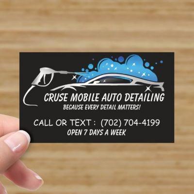 Cruse Mobile Auto Detailing