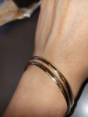 Gold bangles