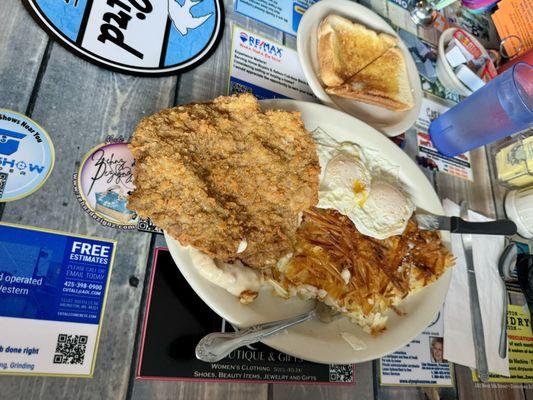 Chicken fried steak-on point