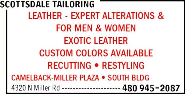 Scottsdale Tailoring