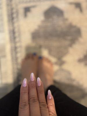 This clear flowery pink made me feel very feminine