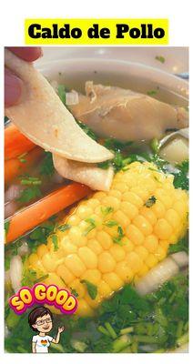 Homemade chicken soup