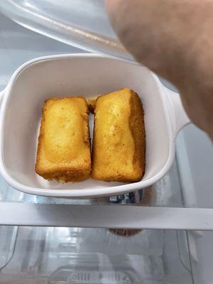 Cornbread & just needs microwave