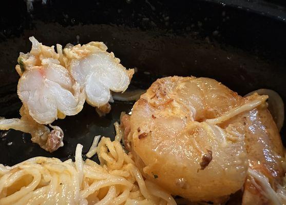 Black tiger or farm raised. They are translucent! And NOT Gulf Shrimp. Im in the food business and know enough that these are not Gulf!