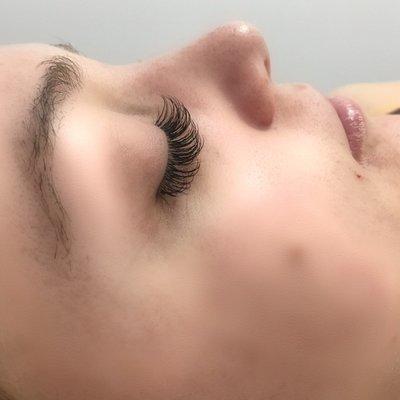 Full Set Of classic lash extensions.