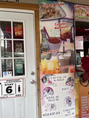 Some of the items offered