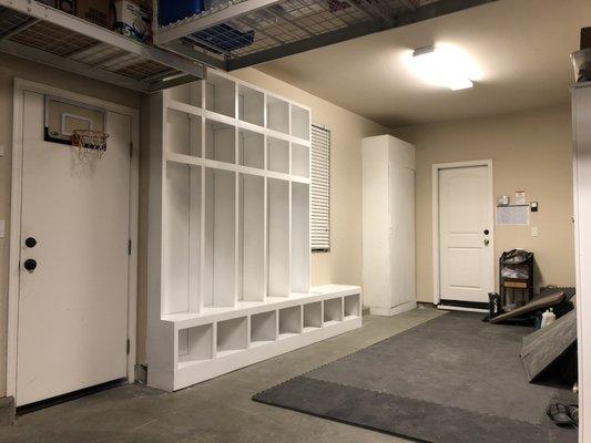 Mudroom closet