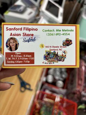 Sanford Filipino Asian Store