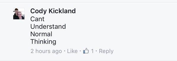 This is Cody Kickland, "head wrench" at this place talking about women.