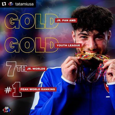 Okinawa Dojo Team Captain Eduard Sagilyan. (2022) WKF ranked #1 in the World -84kg kumite 2x Gold Pan American