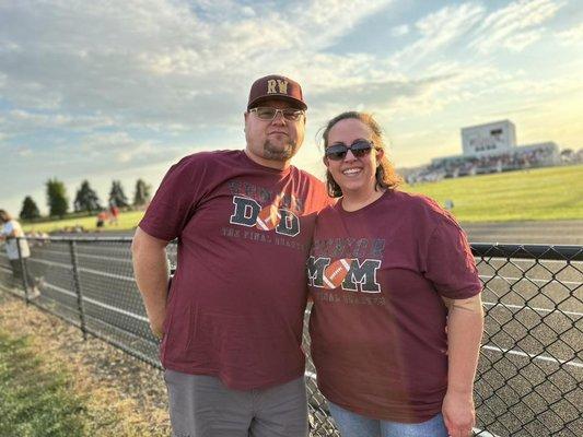 My wife and I with arms around each other. She is my strength and support.