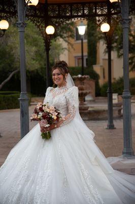 Bridal alteration by Oanh