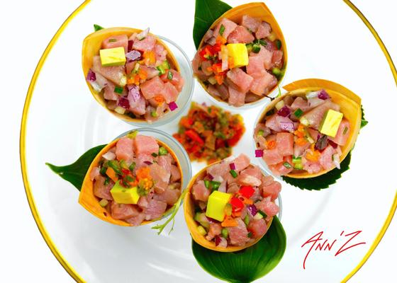 Ann Z Tuna Tartar Cornets