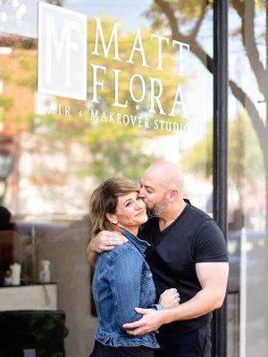 Matt and Annette Flora...owners of Matt Flora Hair Studio