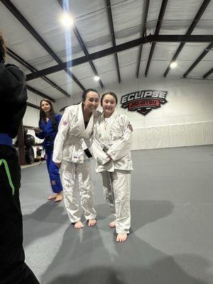 Women's class with my mom!