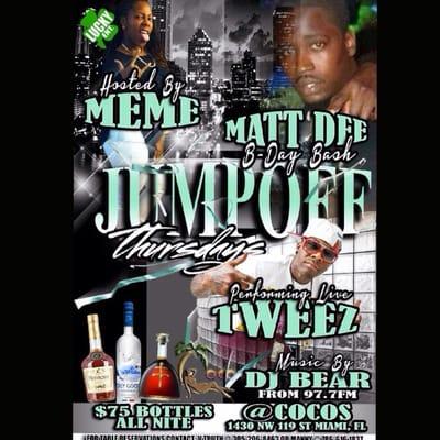 $75.00 bottles all night at a club... You can't beat that.