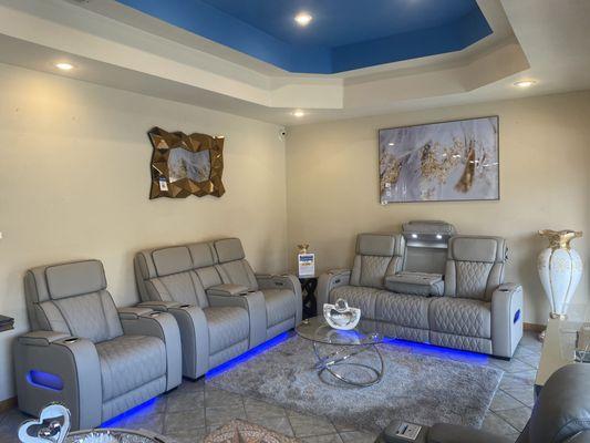 Massage + Heating Reclining Couches!