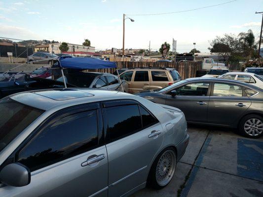 The yard. Business looks like it's flowing!