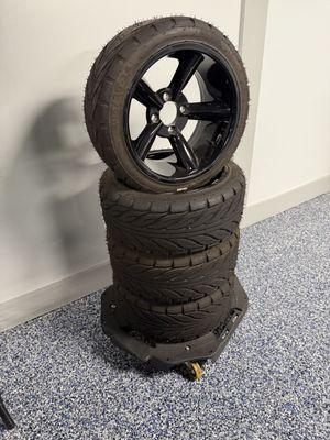 New tires for sale. Will fit most golf carts