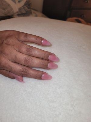 Acrylic almond shape set