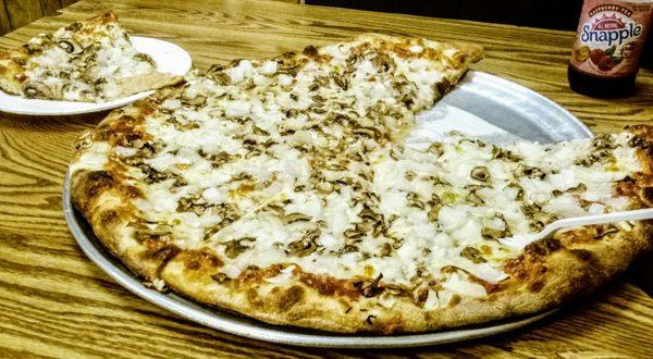 Large mushroom and onion