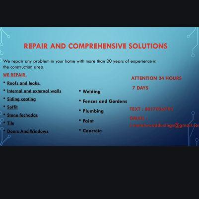 Repair and comprehensive solutions