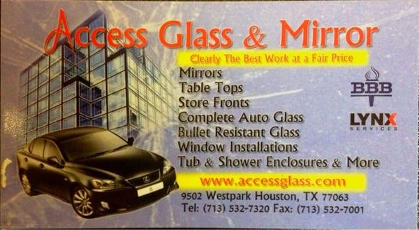 Access Glass & Mirror