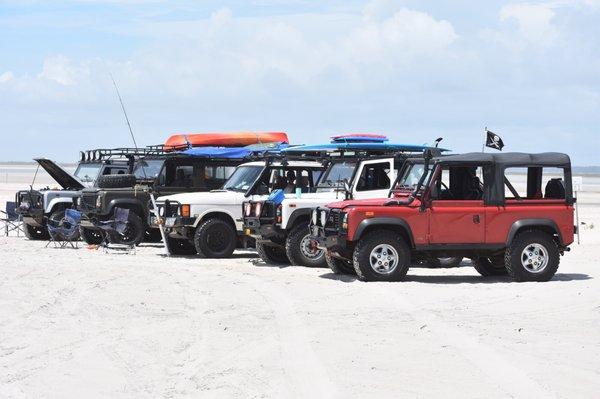 We service your whole line up! From Range Rovers to Defenders, your classic rovers are at home at our shop.