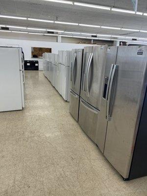 Wide selection of used refrigerators.