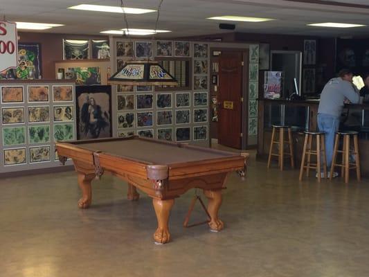 Inside of the shop. Clean and professional.