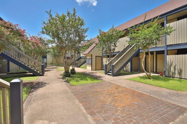 Beautiful courtyards