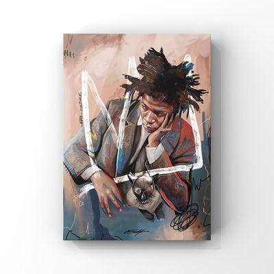 Jean Michel Basquiat And His Crown