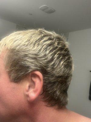 Keeping the long grown out hair and letting it grow.:: nice little trim.