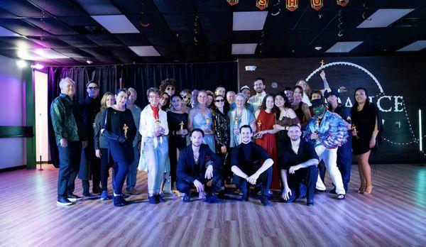 Group dance lessons event