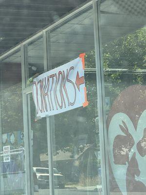 Follow the signs to donate