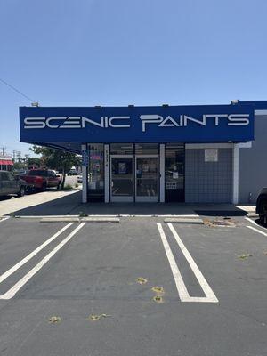 Local neighborhood paint store.