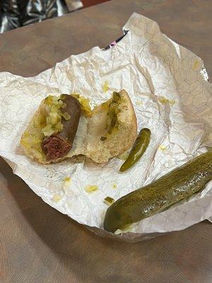 Billy's Beef Hot Dogs