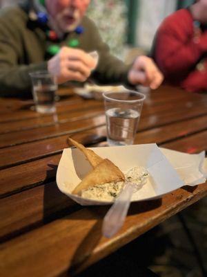 Collard artichoke dip - yummy!!