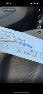 It was metal what I described to her