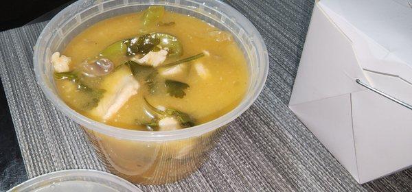 T2. Tom Kha Gai Soup chicken