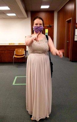 Dee made my dress fit absolutely perfect! I've been here before and will be going again. Great prices. Great job.