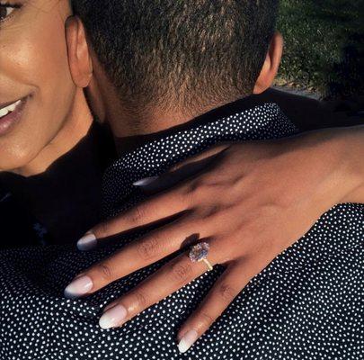 Morganite Ring #Anyebride