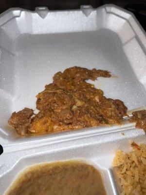 This wasn't even all of the meat removed.