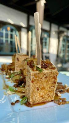 Fried tofu bites
