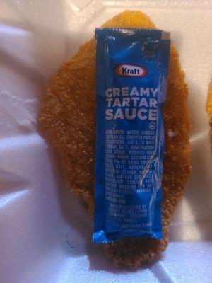 A piece of catfish the size of a package of tarter sauce is not a catfish fillet. The correct terminology is catfish nugget.