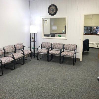 Waiting area for our clients.
