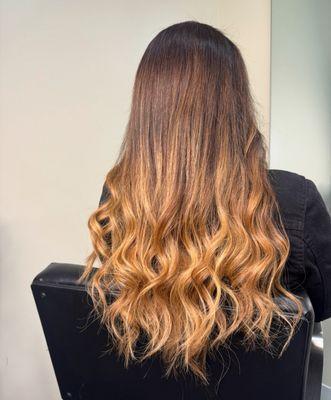 This was my after reused hair twice in this picture